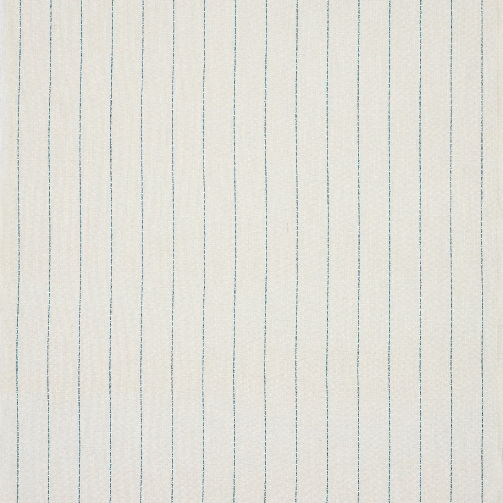 Pale ivory fabric with fine vertical celadon pinstripes