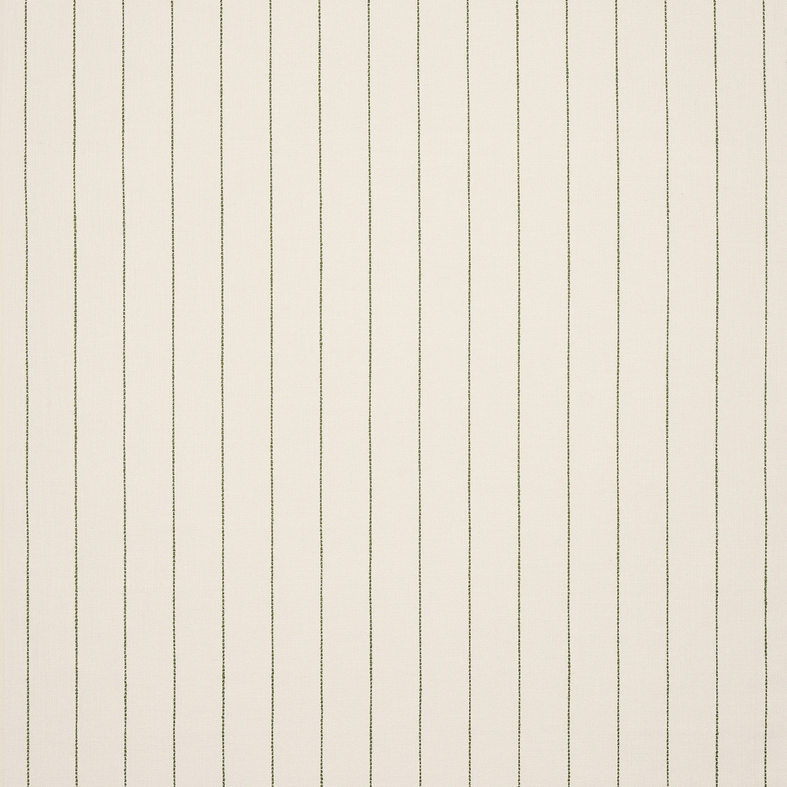 Pale cream striped fabric with fine menthe vertical lines