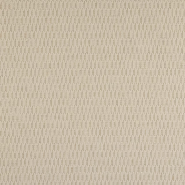 Soft stone-cream woven fabric with a small repeating vertical textured pattern