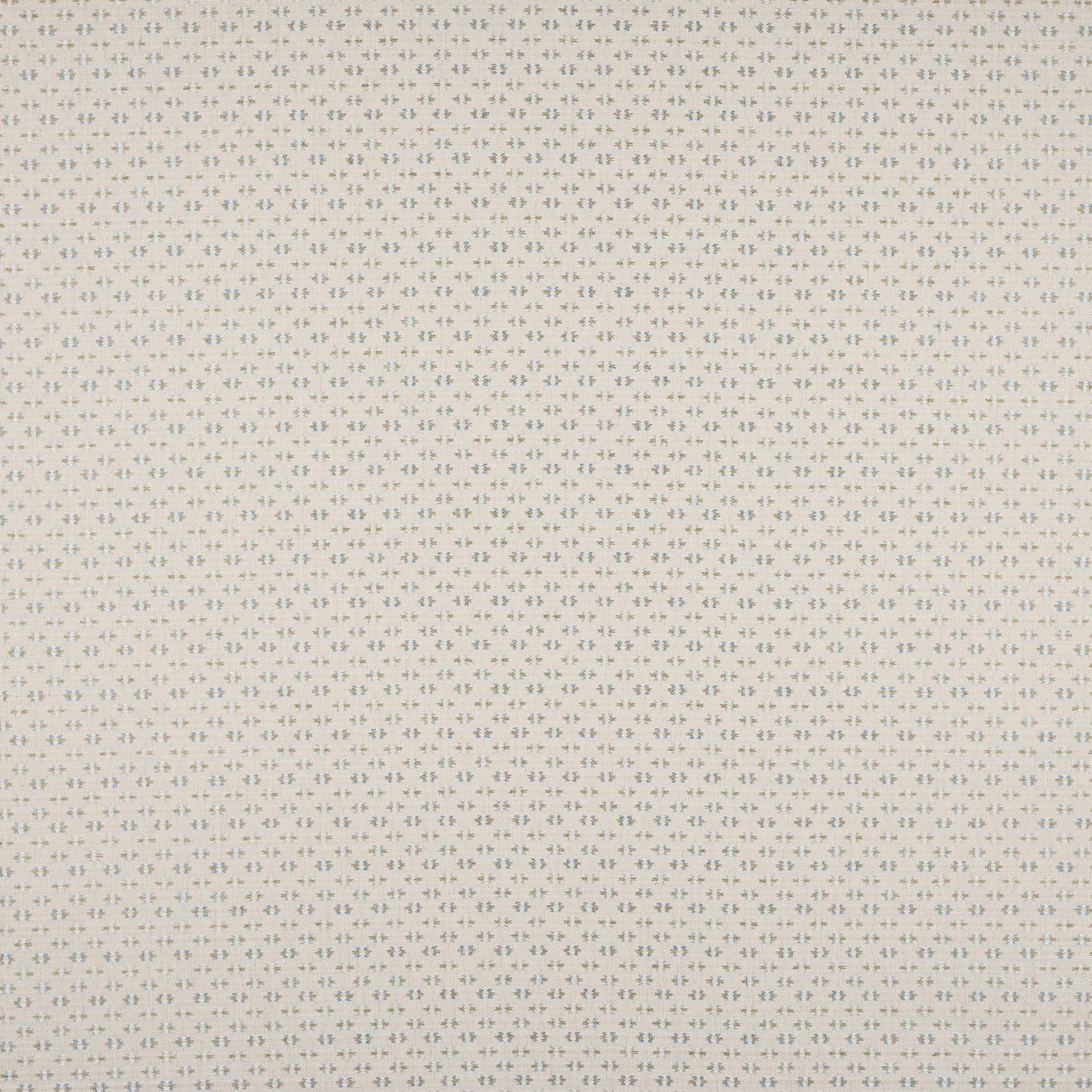 Pale blue small-scale damask fabric with tiny repeating motif