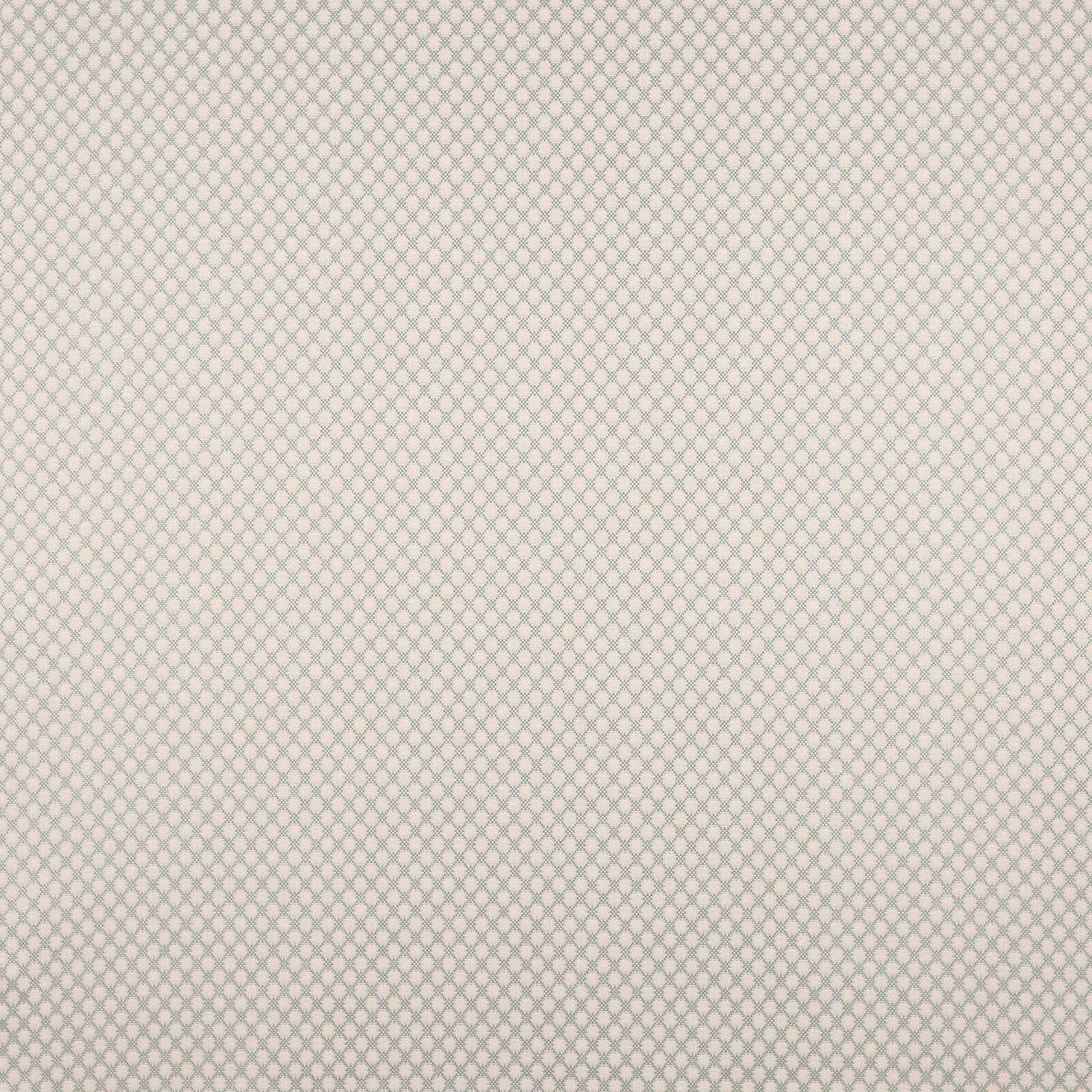 Pale aqua small-scale diamond lattice fabric with a fine woven texture