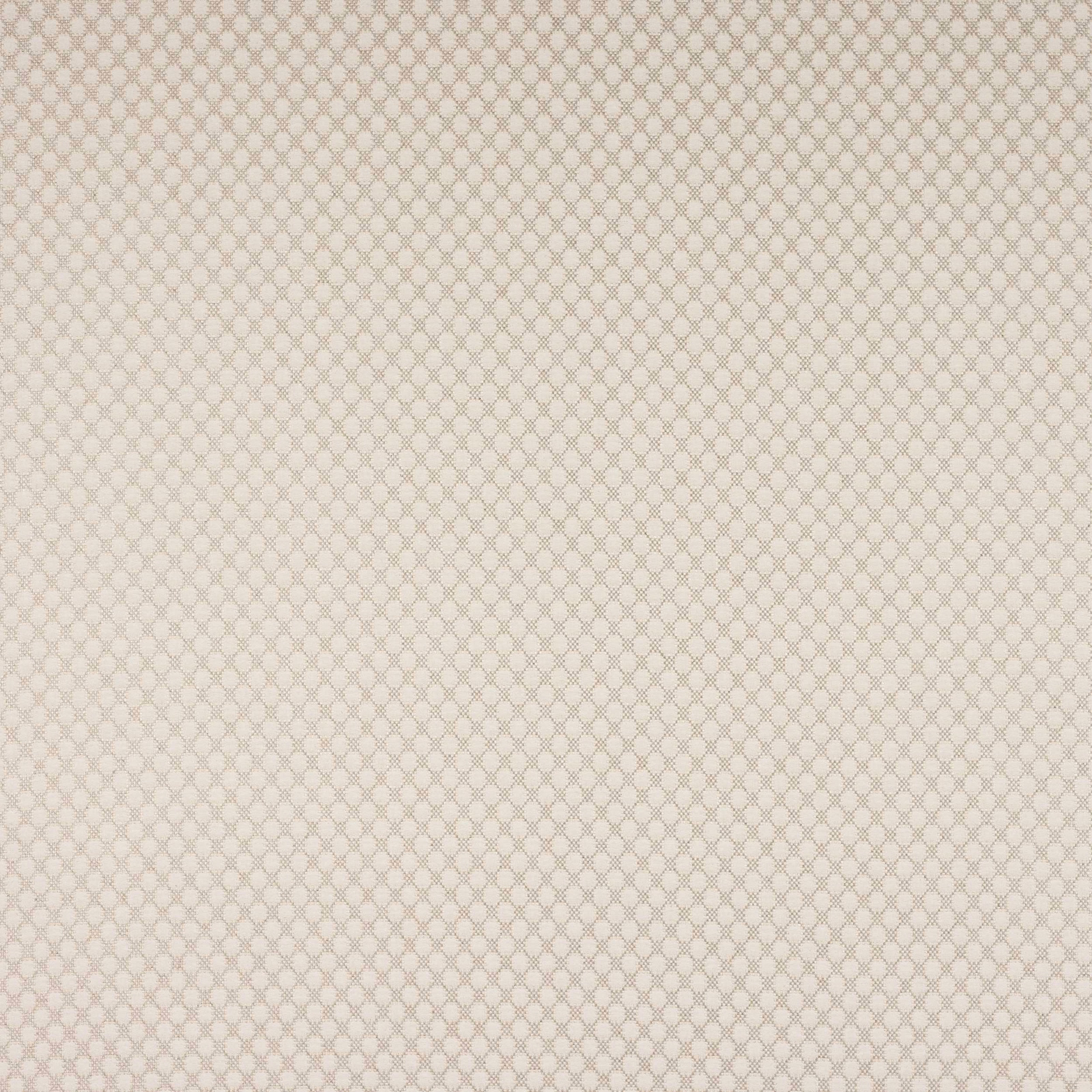Close-up of pale beige diamond woven fabric with fine textured pattern