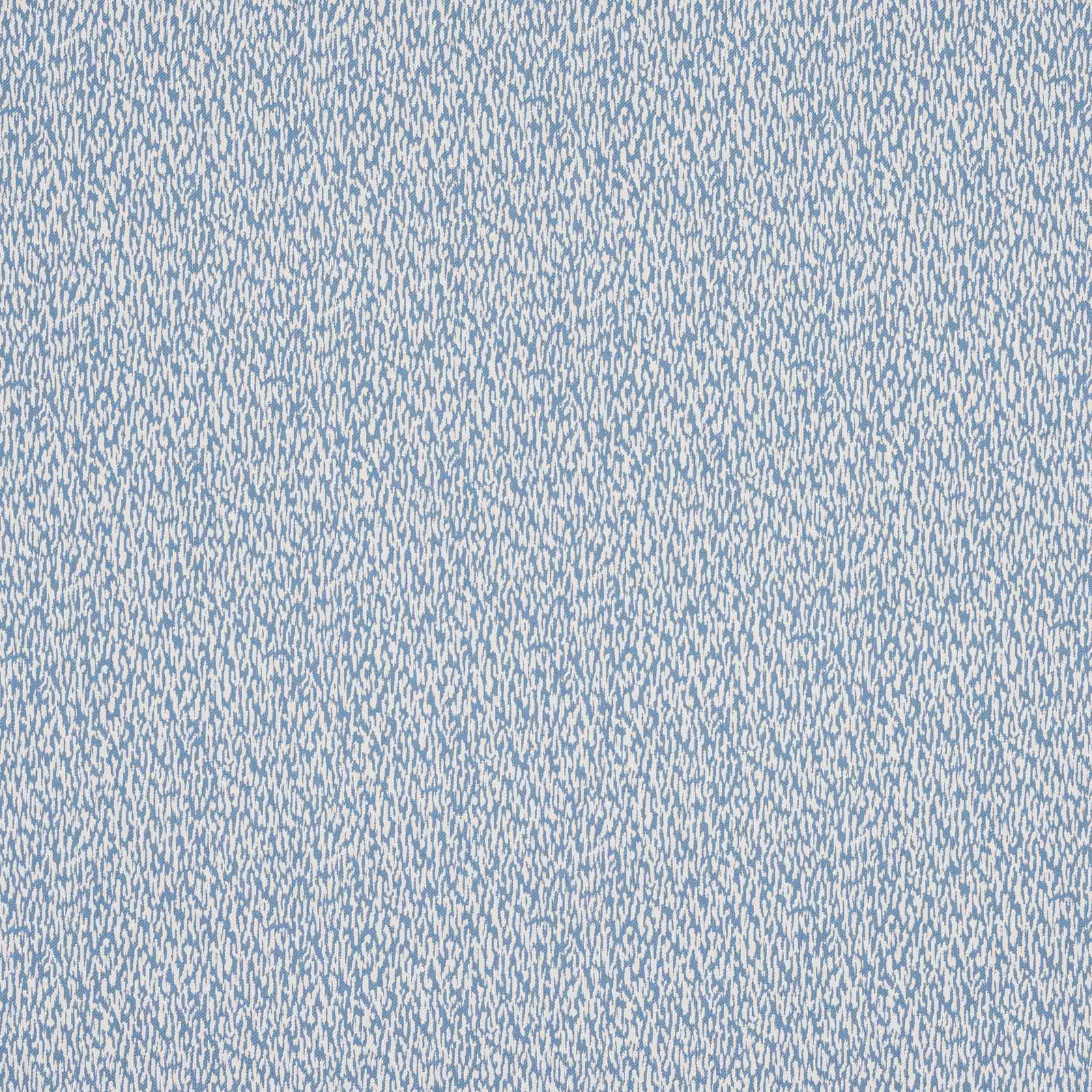 Close-up of soft powder blue abstract woven fabric on a pale ground