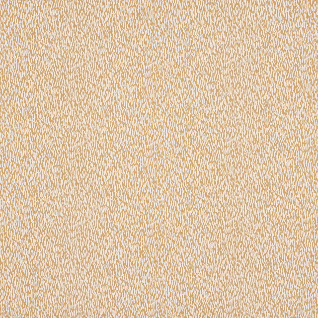 Warm beige textured fabric with small irregular cream flecks, close-up