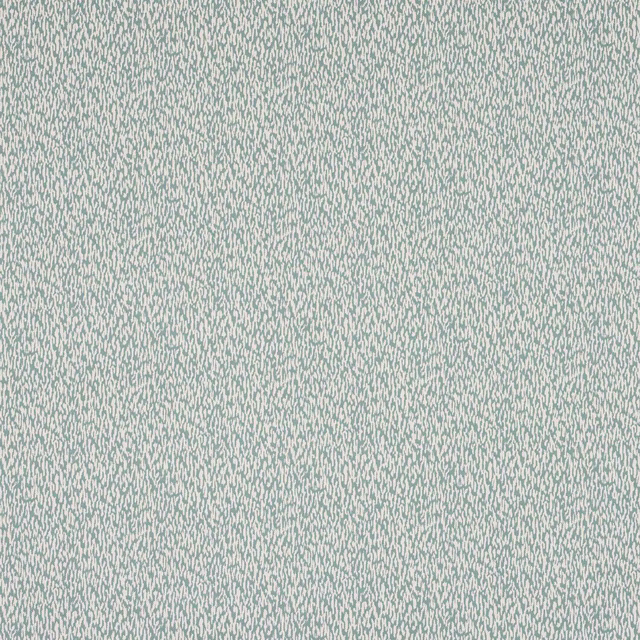 Soft mint green abstract small-scale patterned fabric swatch with fine mottled texture