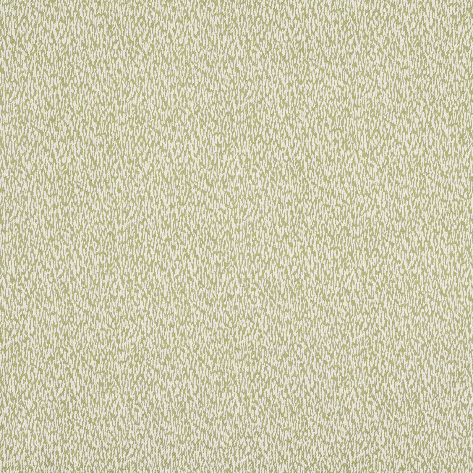 Soft sage green woven fabric with a fine irregular speckled pattern