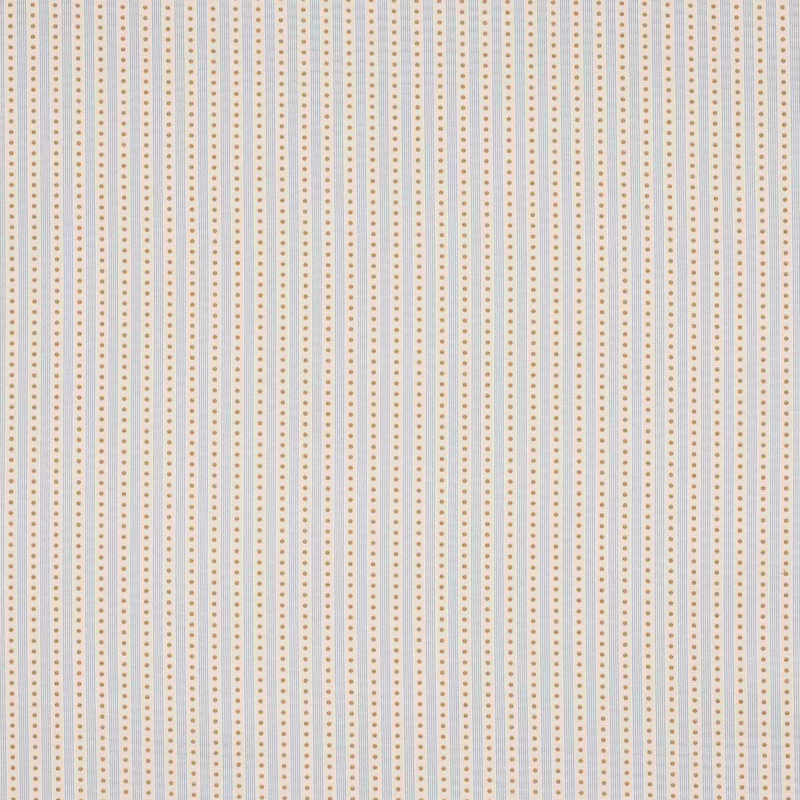 Pale cream striped fabric with tiny warm dots on a fine woven ground