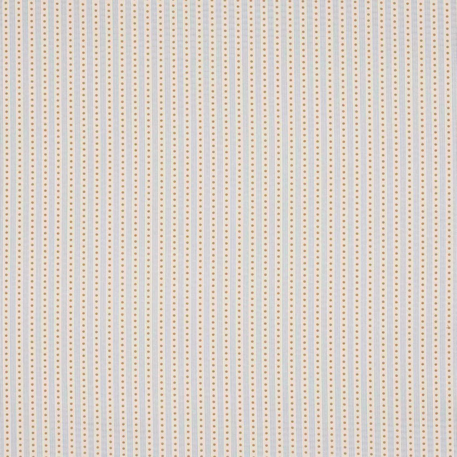 Pale cream striped fabric with tiny warm dots on a fine woven ground