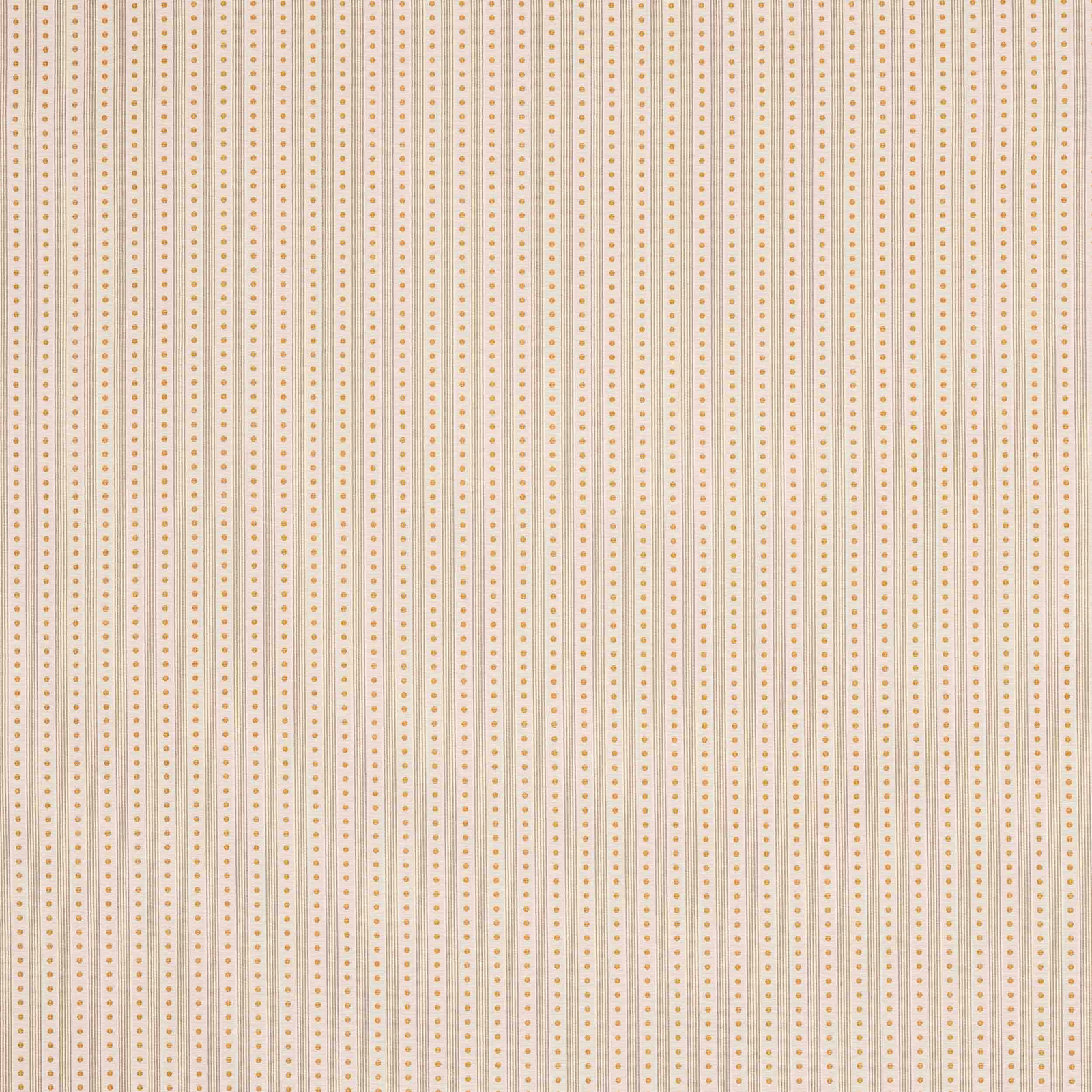 Warm cream striped fabric with tiny sand dots and fine vertical lines