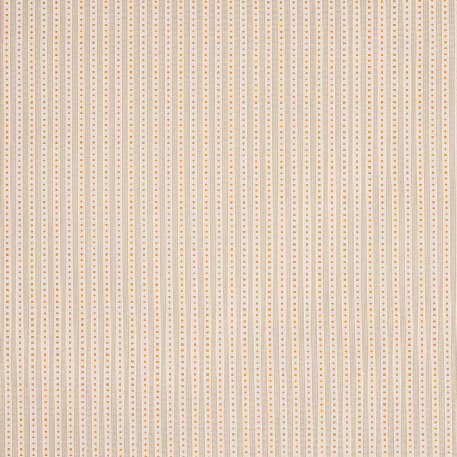 Warm cream striped fabric with tiny sand dots and fine vertical lines