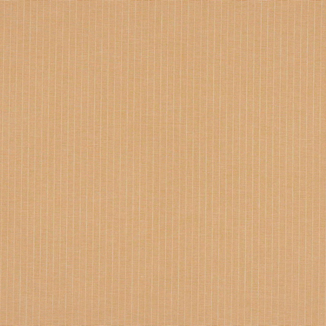 Soft apricot cream woven fabric with fine vertical stripe texture