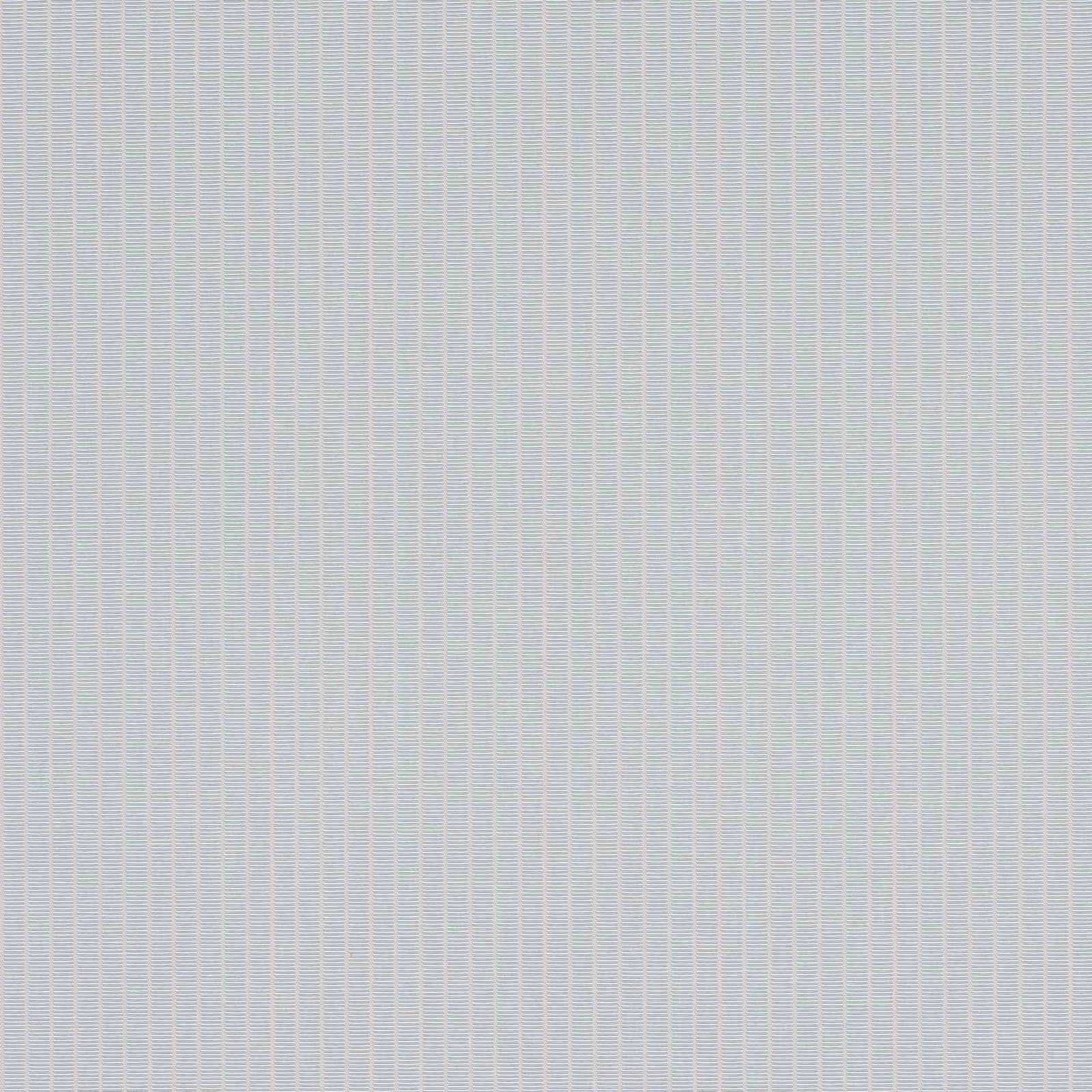 Pale celeste blue vertical stripe fabric with fine textured weave
