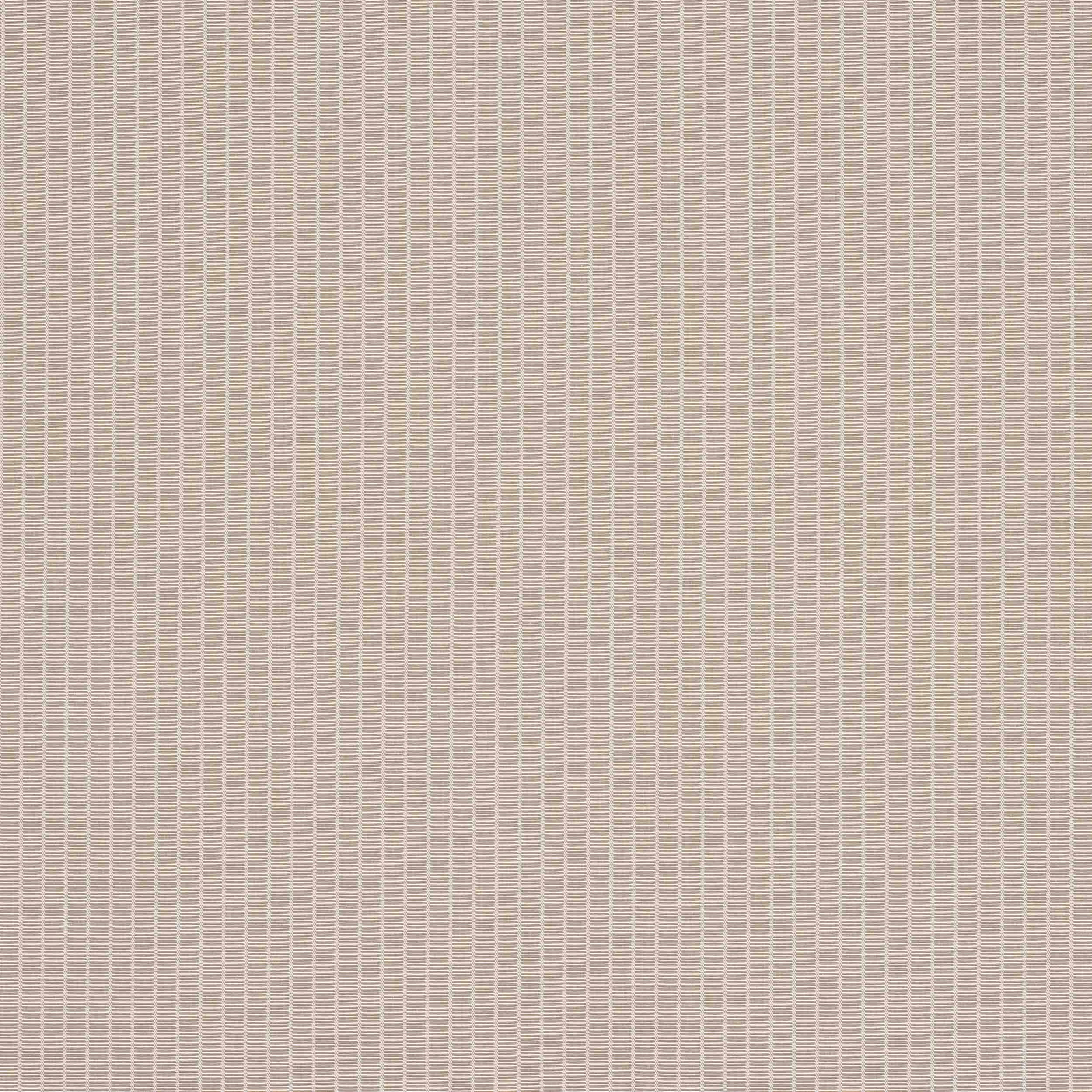 Pale beige striped fabric swatch with fine vertical ribbed texture