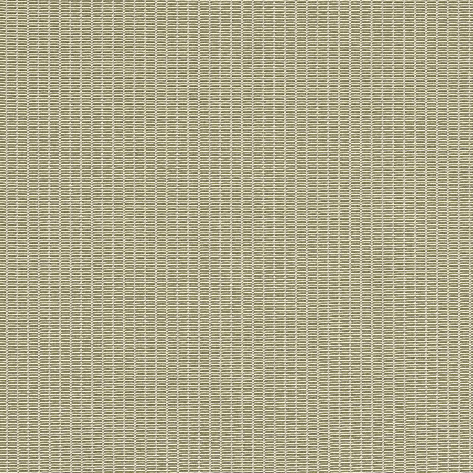 Soft moss olive striped fabric swatch with fine vertical texture