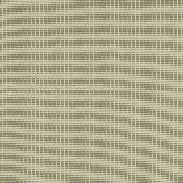 Soft moss olive striped fabric swatch with fine vertical texture