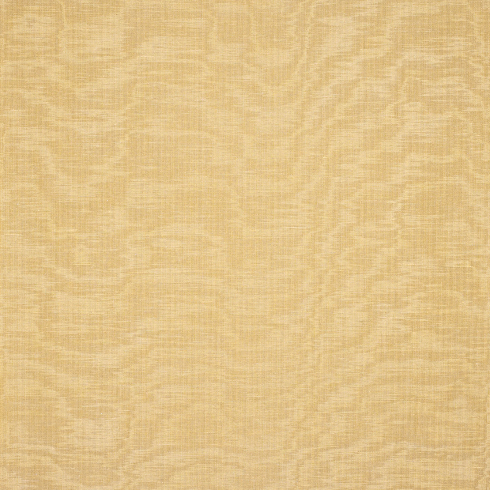 Soft ochre plain fabric with a subtle slubbed sheen and warm golden tone