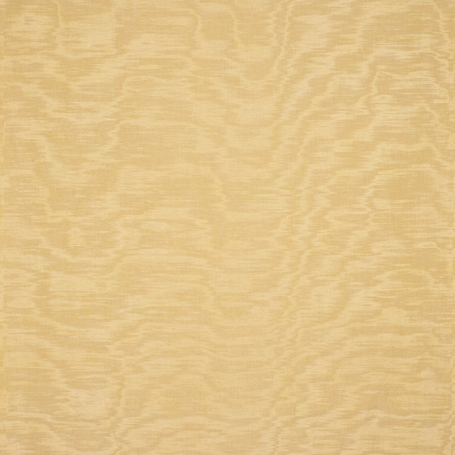 Soft ochre plain fabric with a subtle slubbed sheen and warm golden tone