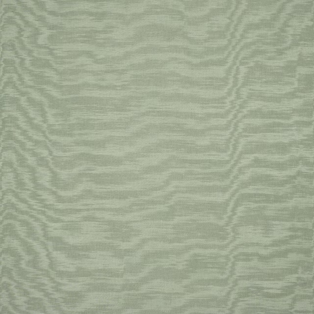 Soft sage green plain fabric swatch with subtle horizontal slub and sheen