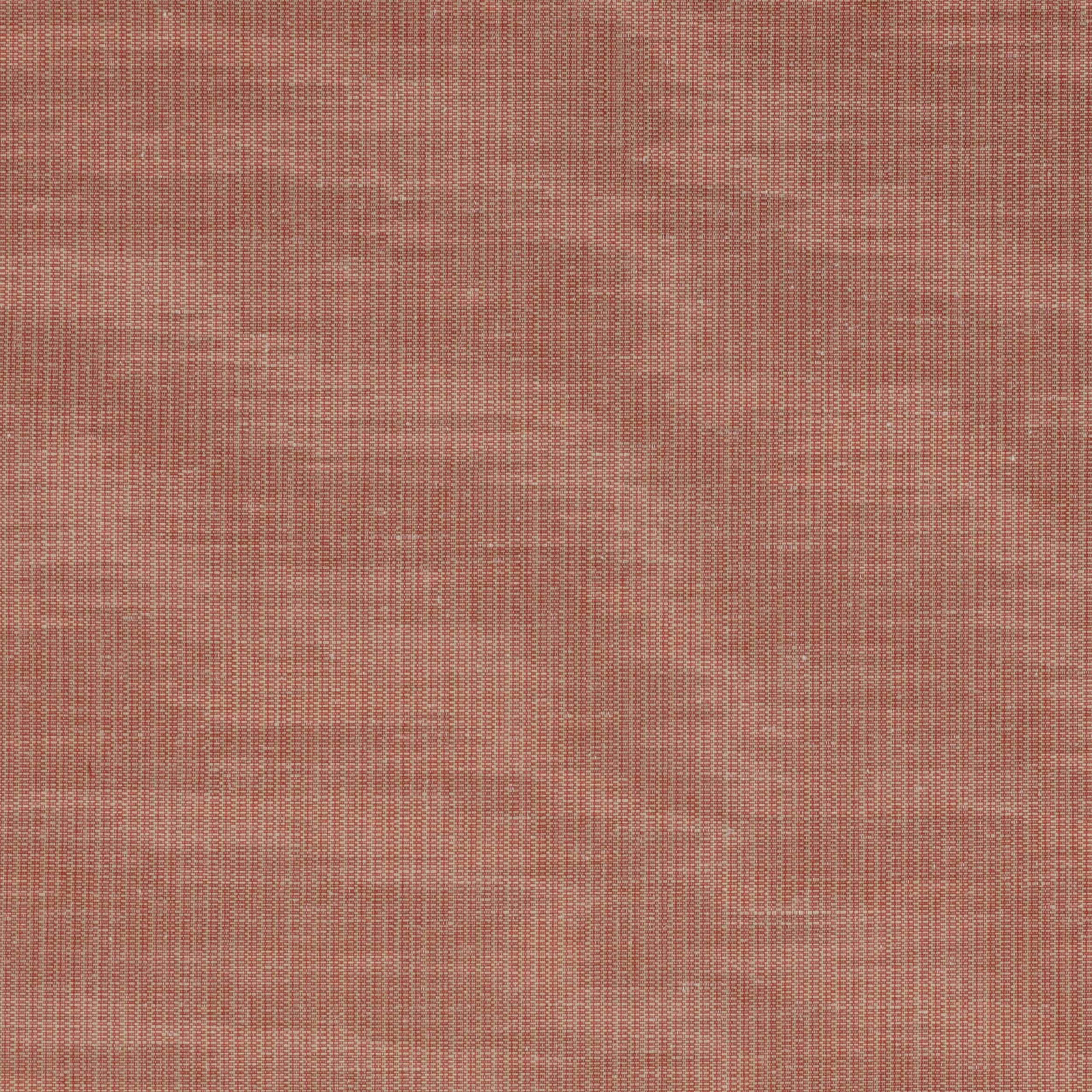 Close-up of a soft pale red plain weave fabric with subtle linen slub