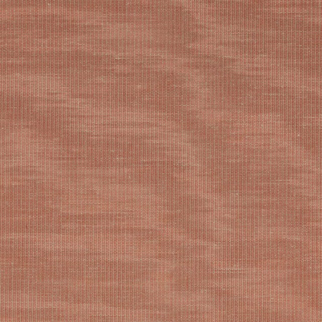 Close-up of a soft pale red plain weave fabric with subtle linen slub