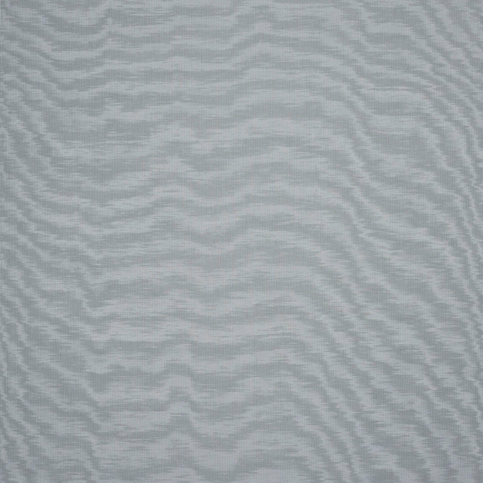 Pale sky blue plain-woven fabric with soft, rippled texture