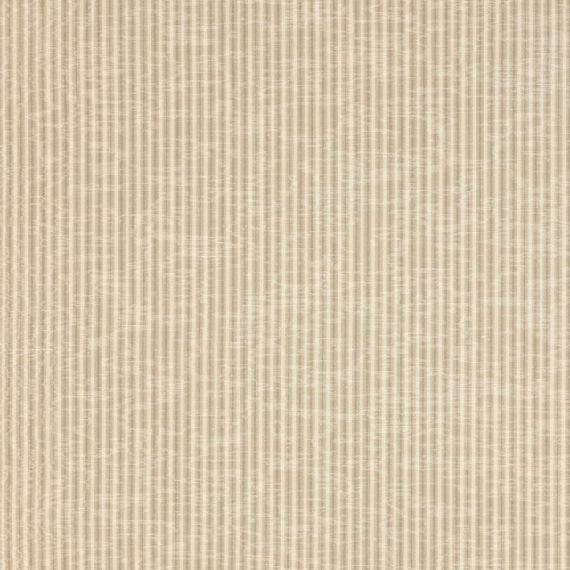 Close-up of soft beige vertical stripe fabric with a fine woven texture