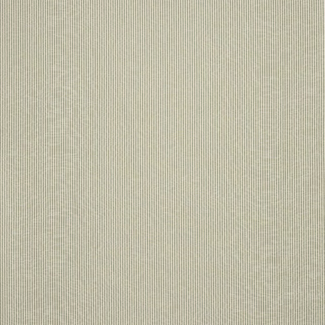 Fine sage green vertical stripe fabric with a soft textured weave