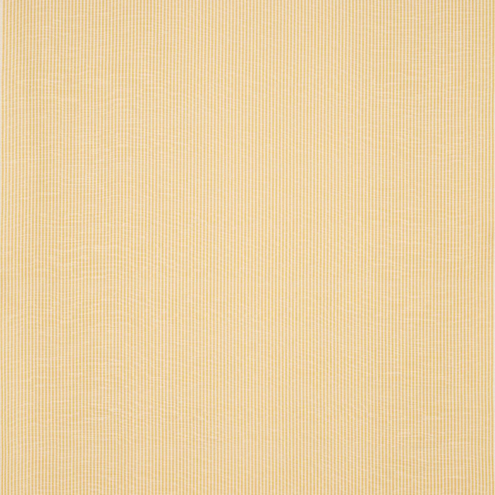 Pale yellow fine-striped fabric with a soft woven texture