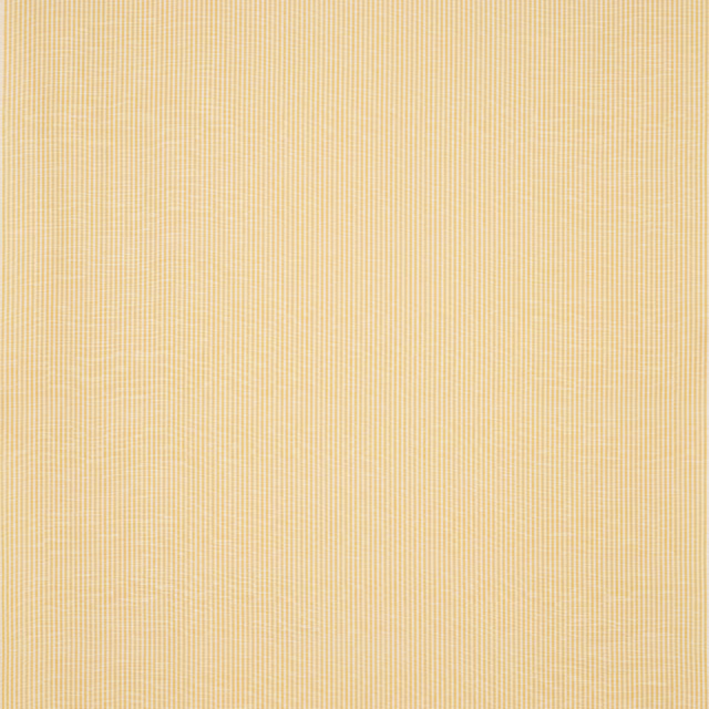 Pale yellow fine-striped fabric with a soft woven texture
