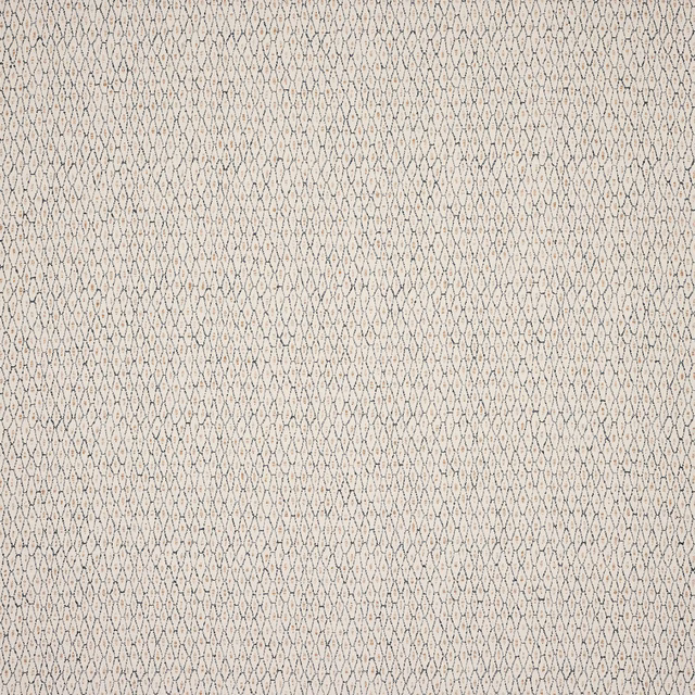 Cream fabric swatch with small diamond weave and subtle blue flecks