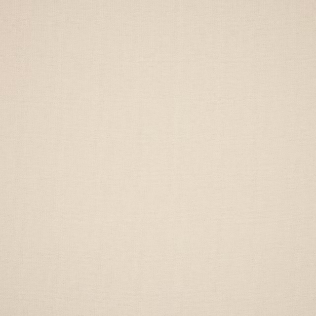 Plain soft cream woven fabric with a fine natural-looking texture