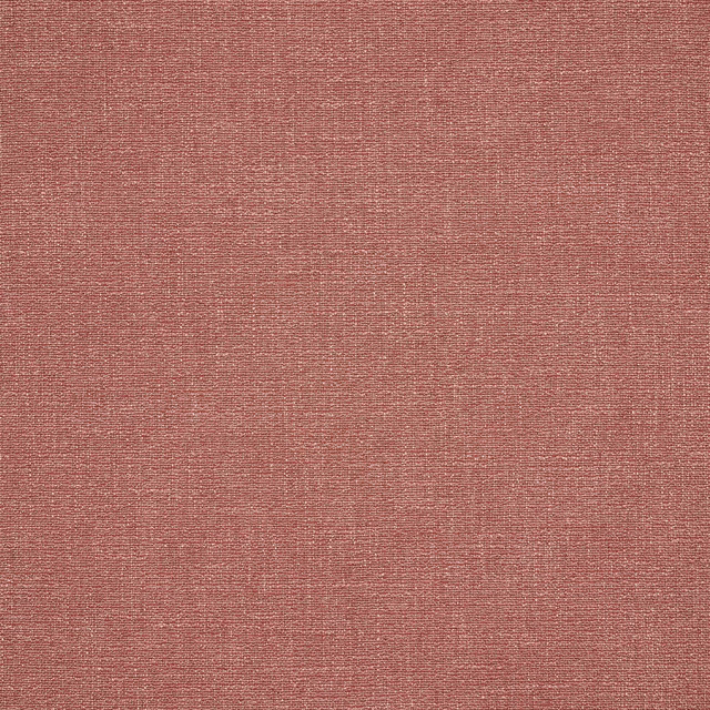 Muted coral pink textured plain fabric with fine woven striation