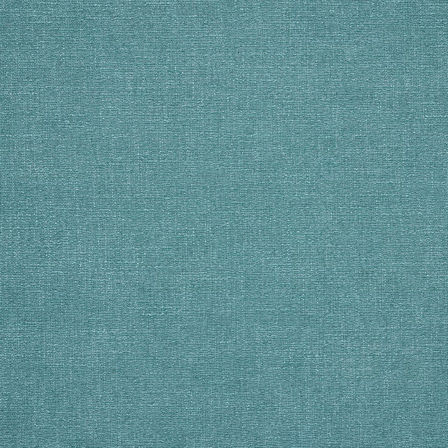 Plain lagoon teal woven fabric with a fine, softly textured surface