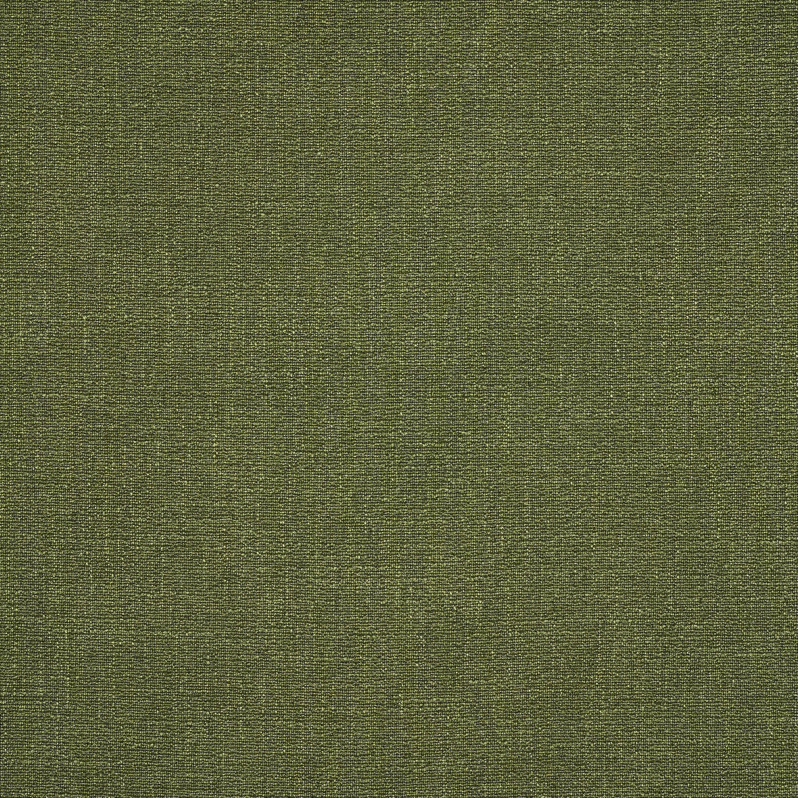 Muted moss olive plain-woven fabric with a fine, matte texture