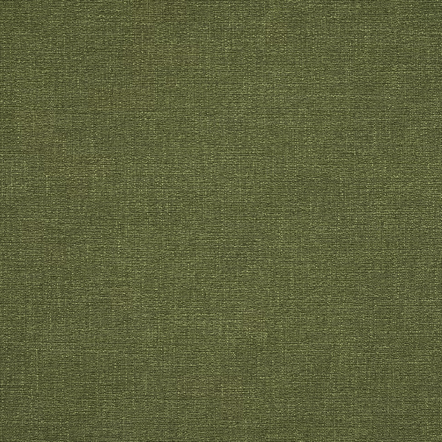 Muted moss olive plain-woven fabric with a fine, matte texture