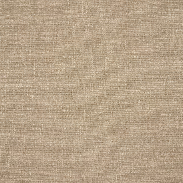 Close-up of soft beige plain-woven fabric with fine natural texture