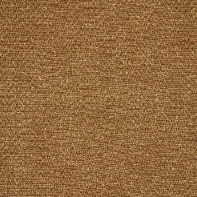 Close-up of warm ochre-gold woven fabric with a fine textured surface