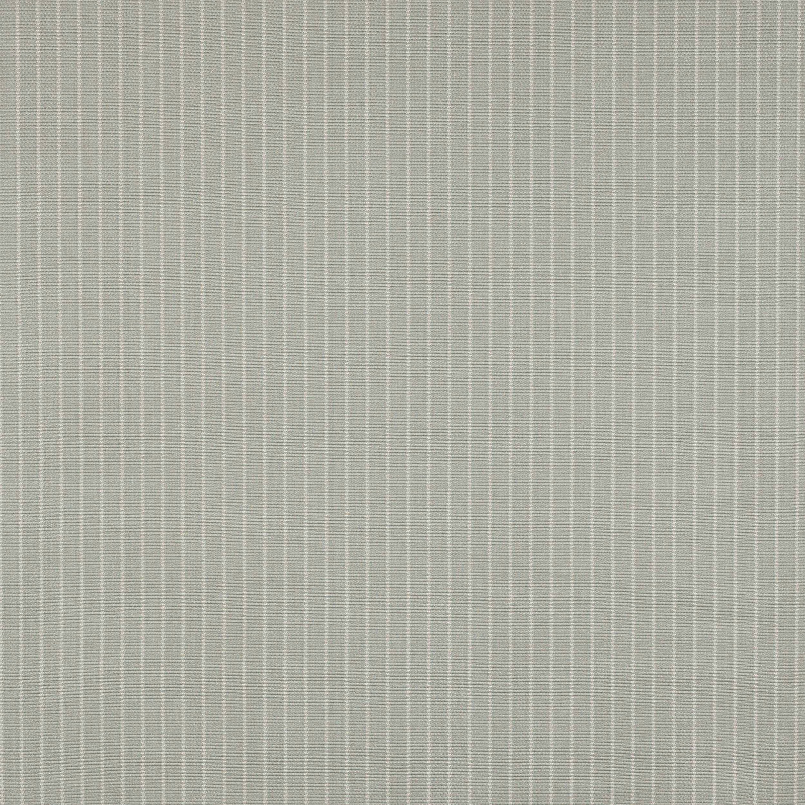 Pale icy blue fine vertical stripe linen-blend fabric swatch