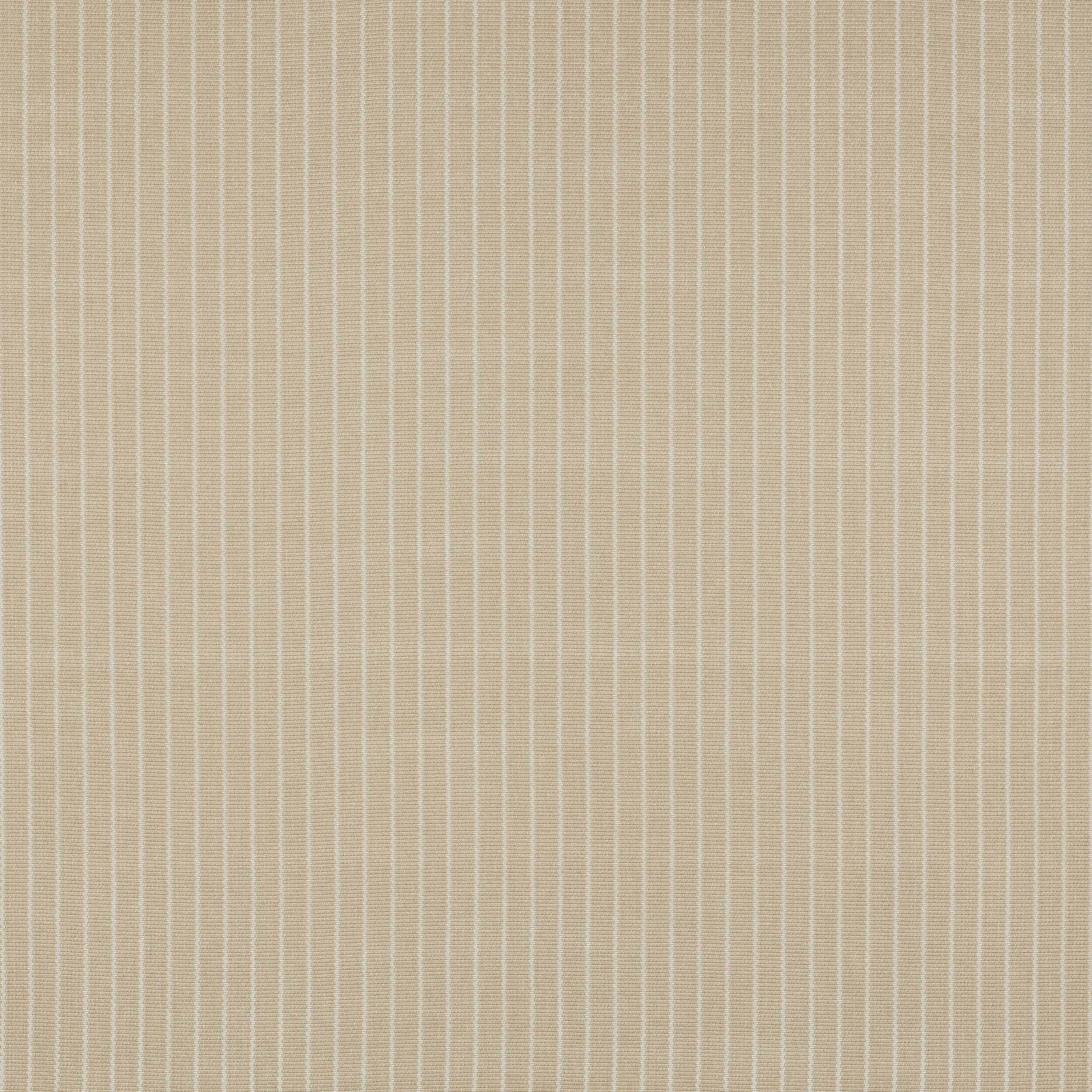 Soft ivory striped fabric swatch with fine vertical pinstripes and a natural weave