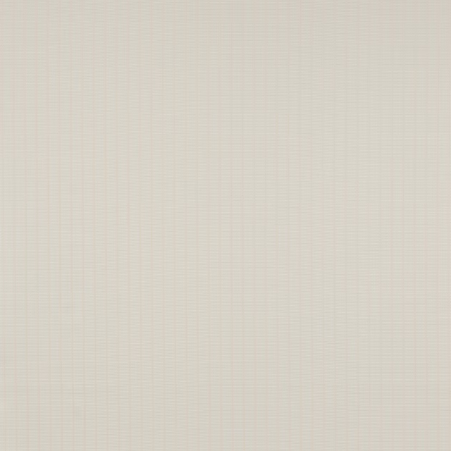 Pale ivory woven fabric swatch with fine vertical striations