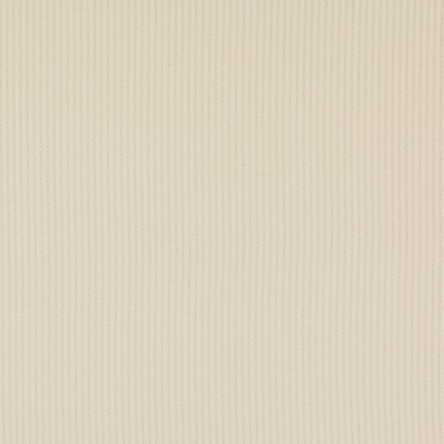 Close-up of soft ivory woven fabric with fine vertical pinstripe texture