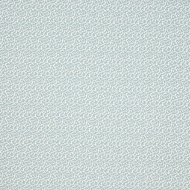 Pale aqua small-scale damask pattern on a light linen ground