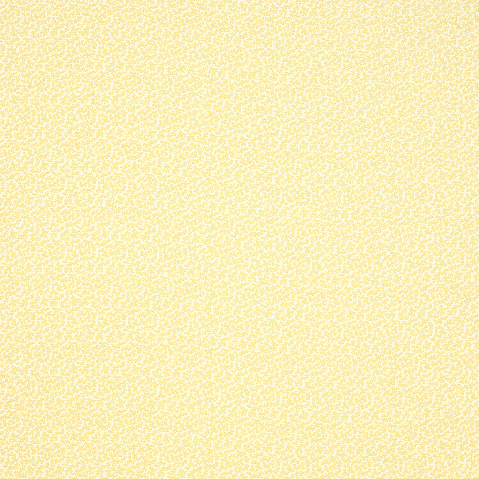 Pale yellow linen fabric with tiny all-over floral repeat and soft textured surface