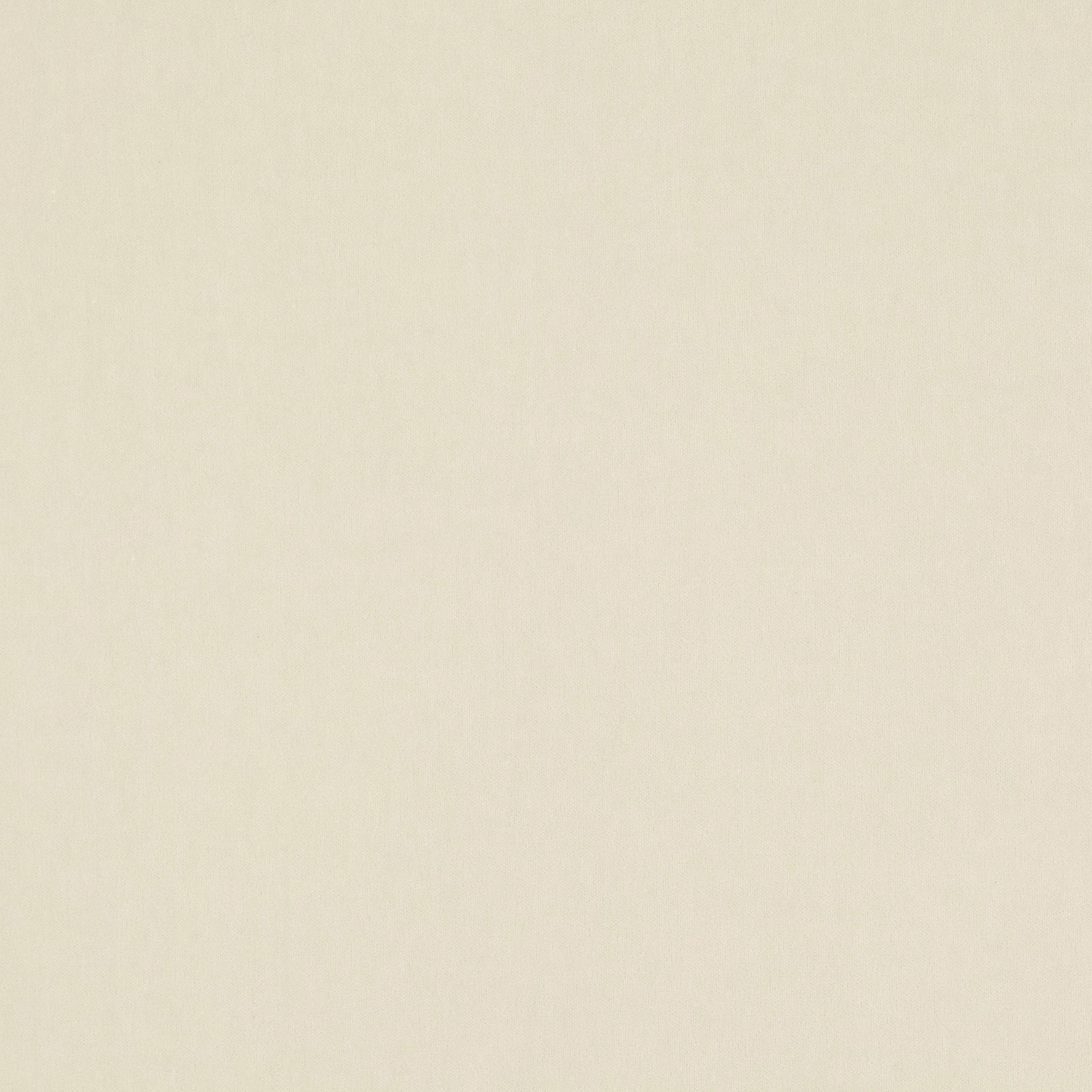 Pale warm cream plain fabric swatch with a smooth, matte finish