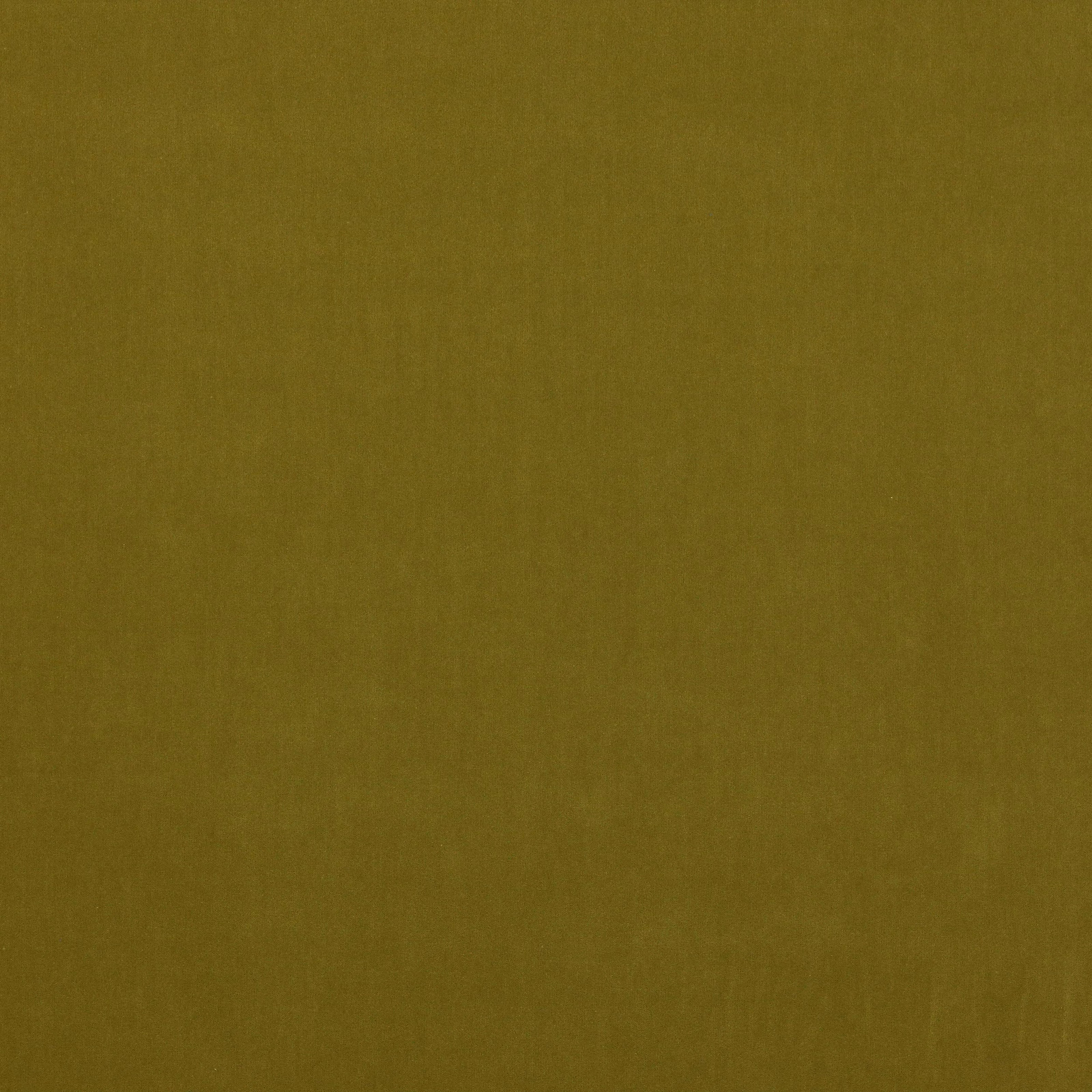 Muted moss olive plain woven fabric swatch with a matte, smooth finish