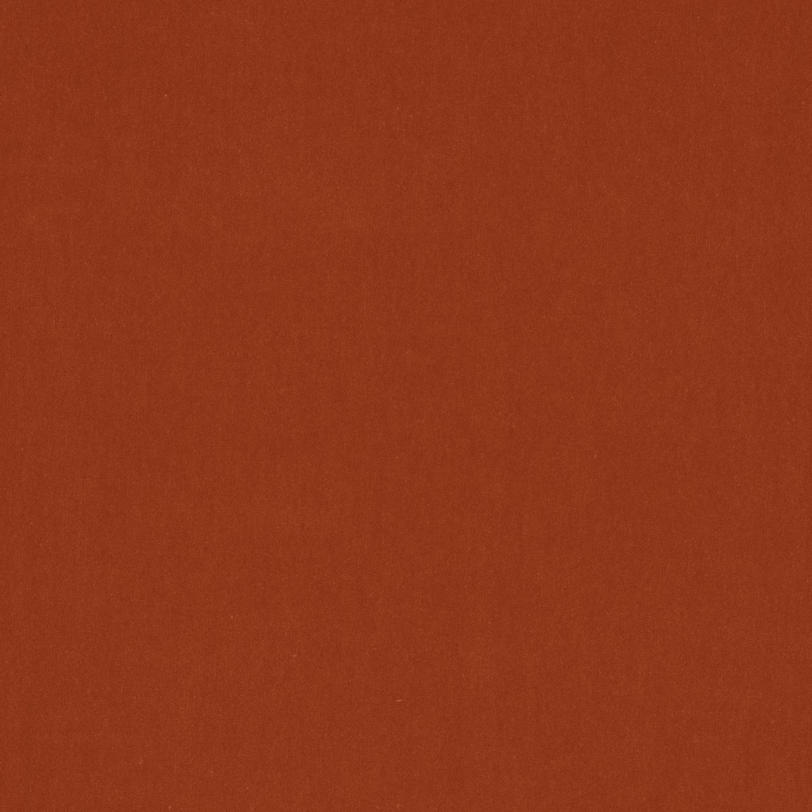 Plain paprika-orange fabric swatch with a soft matte woven surface
