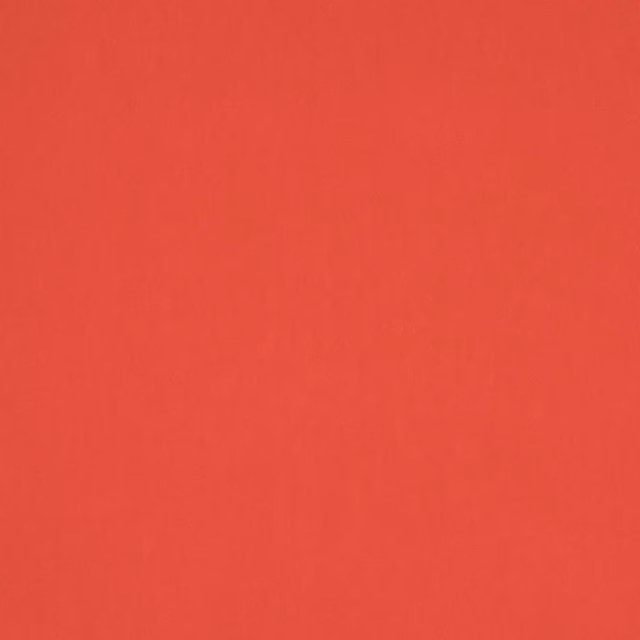 Solid bright coral-orange fabric swatch with a smooth, even finish
