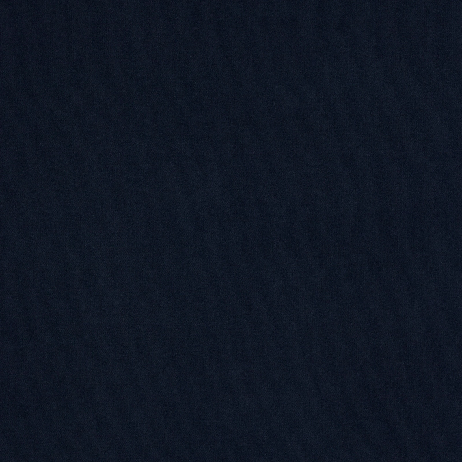 Dark Prussian blue plain fabric swatch with a smooth, close weave
