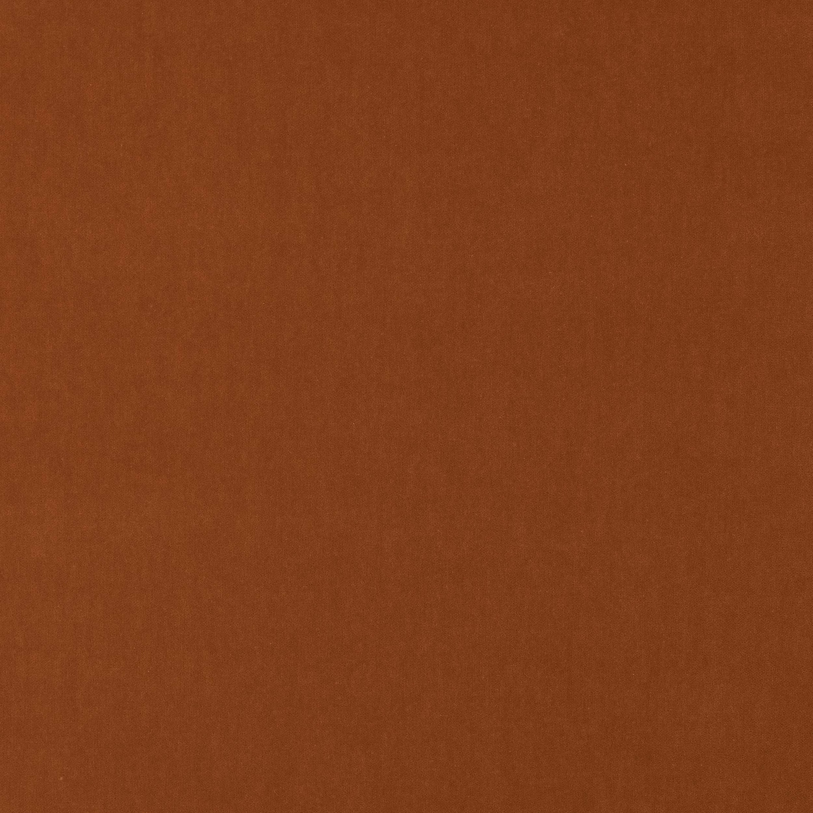 Solid warm rust-orange fabric swatch with a smooth matte surface