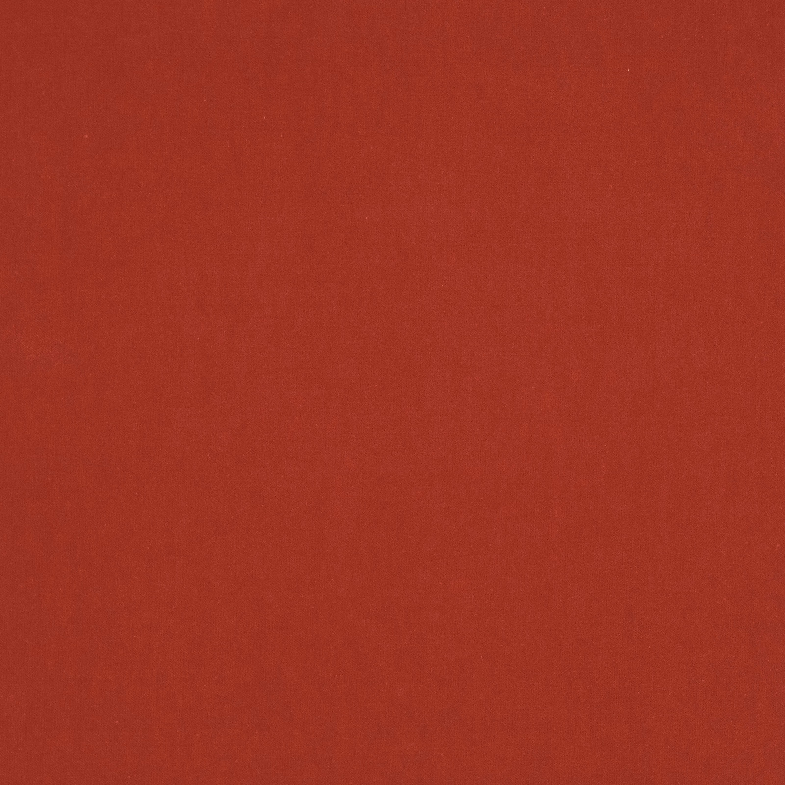 Solid tomato-red fabric swatch with a smooth matte weave